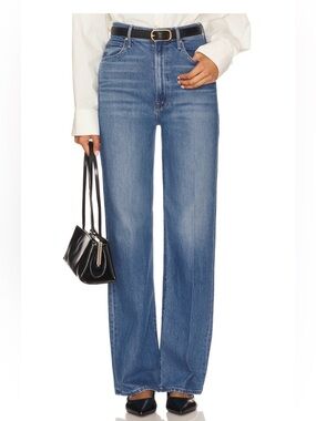 MOTHER High Waisted Tunnel Vision Sneak Jean- Field Trip